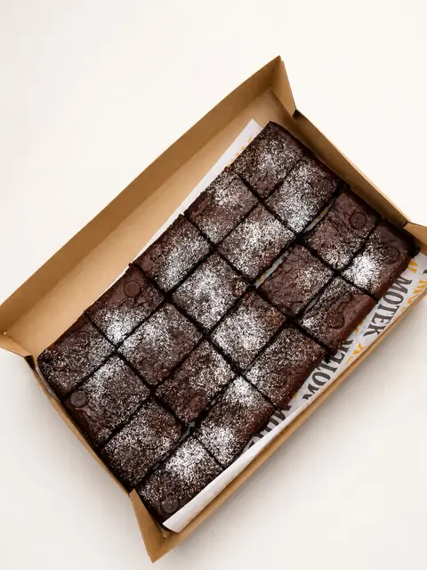 Veganer Brownie für Catering-Events